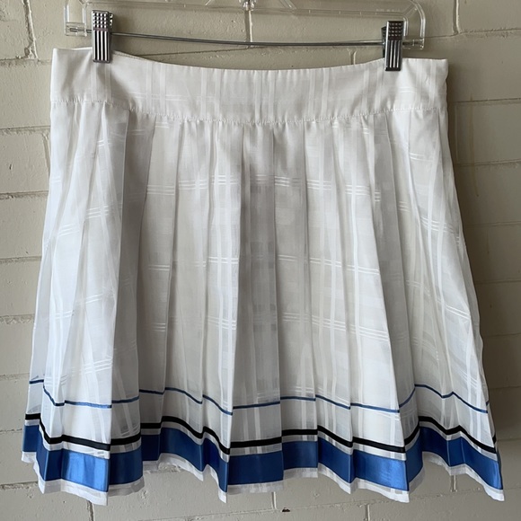 Anthropologie Mare stripe tennis pleated skirt - Picture 3 of 6